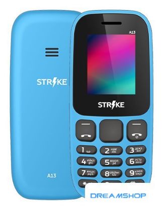 Изображение Кнопочный телефон Strike A13 (голубой)