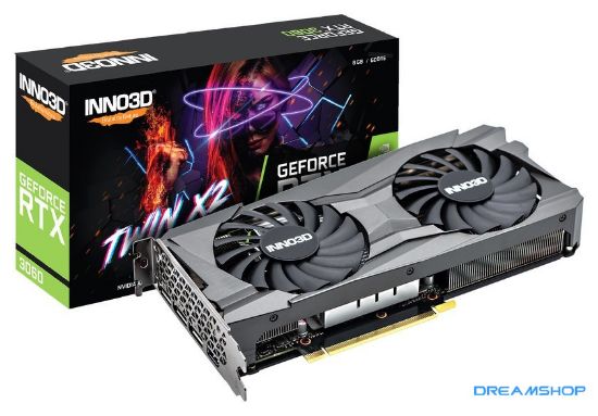 Изображение Видеокарта Inno3D GeForce RTX 3060 8GB Twin X2 N30602-08D6X-11902130