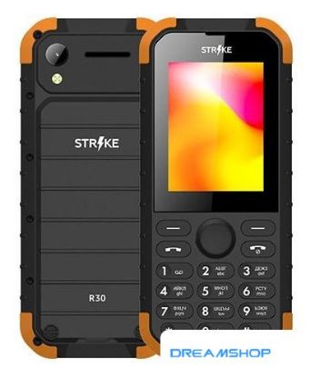 Изображение Кнопочный телефон Strike R30 (оранжевый)