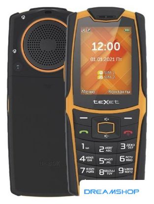 Изображение Кнопочный телефон TeXet TM-521R (черный)