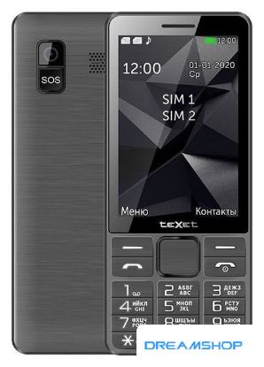 Изображение Кнопочный телефон TeXet TM-D324 (черный)