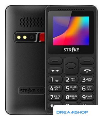 Изображение Кнопочный телефон Strike S10 (черный)