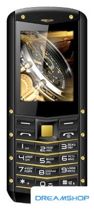 Изображение Кнопочный телефон TeXet TM-520R (черный-золотистый)