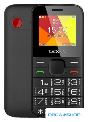 Изображение Кнопочный телефон TeXet TM-B201 (черный)