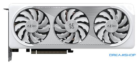 Изображение Видеокарта Gigabyte GeForce RTX 4060 Ti Aero OC 16G GV-N406TAERO OC-16GD