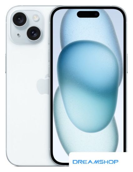 Изображение Смартфон Apple iPhone 15 Dual SIM 128GB (голубой)