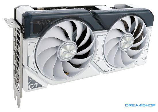 Изображение Видеокарта ASUS Dual GeForce RTX 4060 White OC Edition 8GB GDDR6 DUAL-RTX4060-O8G-WHITE